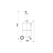 Picture of 43115 - Air Operated Waste Oil Drainer 115 Litre with Transparent Chamber