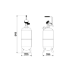 Picture of 43116 - Portable Air Operated Liquid Drainer with a 16 Litre Tank and Max Pressure of 7 Bar