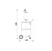 Picture of 43765 - Air Operated Waste Oil Drainer 65 Litre Capacity For Boating, with Transparent Chamber