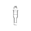 Picture of 45500 - Connector For Incorporated Probe “Volkswagen" - Ø 10 mmConical
