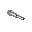 Picture of 601038 - Adaptor Paralell Long - Push-in Fittings - 10mm Stem To 3/8" Male Thread - Brass