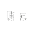 Picture of 64000/65 - 1900g/min Trolley Mounted Grease Kit for 180-220 Kg Drums with Internal Ø of 550-600 mm