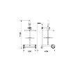 Picture of 64064 - Grease Dispenser Kit For Drums External Ø From 370 To 420 mm, Pump R 50:1, With Follower Plate & T