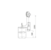 Picture of 64200 - 1500g/min Wall Mounted Grease Kit for 180-220 Kg Drums with Internal Ø of 550-600 mm