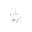 Picture of 68113 - Wheel Mounted Manual Grease Pump, 13 Kg Tanks, High Pressure