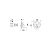 Picture of 74305.500 - Manual Hose Reel in ABS Series 430, for Grease, 600 Bar, without Hose