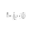 Picture of 74320.600 - Manual Hose Reel in AISI 304 Stainless Steel Series 430, for Diesel, Without Hose
