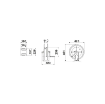 Picture of 74345.350 - Manual Hose Reel in AISI 304, Series 430, for Hot Water, without Hose