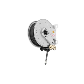 Picture of 8290.101 - Fixed Hose Reel Series 290, for Air-Water, 20 Bar, with Black Rubber Hose of 10m
