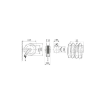 Picture of 8330.201 - Fixed Hose Reel Series 330, for Hot Water, 100 Bar, with Black Rubber Hose of 12m