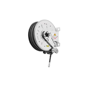 Picture of 8332.201 - Fixed Hose Reel in AISI 304 Series 330, for Hot Water, with Black Rubber Hose of 12m
