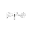 Picture of 8390.302 - Fixed Hose Reel Series 390, for Hot Water, with Black Rubber Hose of 17m Length