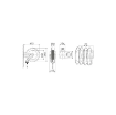Picture of 8390.802 - Fixed Hose Reel Series 390, for LPG-NAT. Gas, 20 Bar, Black Hose of 15m Length