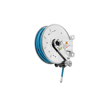 Picture of 8393.201 - Fixed Hose Reel in AISI 304 Series 390, for Hot Water, with Hygienic Hose of 12m