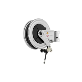Picture of 8420.104 - Swivelling Hose Reel Series 430, for Air-Water, 20 Bar, with Black Rubber Hose of 15m
