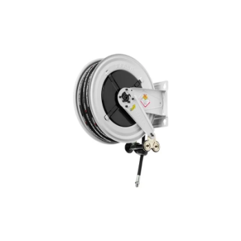 Picture of 8430.103 - Fixed Hose Reel Series 430, for Air-Water, 20 Bar, with Black Rubber Hose of 10m