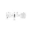 Picture of 8430.702 - Fixed Hose Reel Series 430, for Welding, 20 Bar, Twin Gum Hose SBR/EPDM