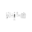 Picture of 8430.802 - Fixed Hose Reel Series 430, for LPG-NAT. Gas, 20 Bar, Black Hose of 20m Length