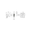 Picture of 8434.200/OX - Fixed Hose Reel in AISI 304 Stainless Steel Series 430, for Oxygen, Without Hose