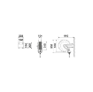 Picture of 8520.501 - Swivelling Hose Reel Series 530, for Grease, 400 Bar, with Black Rubber Hose