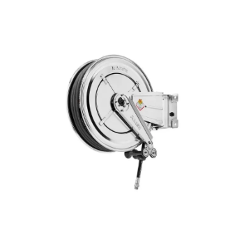 Picture of 8522.352 - Swivelling Hose Reel in AISI 304 Series 530, for Hot Water, with Black Rubber Hose of 25m
