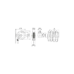 Picture of 8540.203 - Fixed Hose Reel Series 540, for Hot Water, 50 Bar, with Black Rubber Hose of 15m