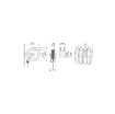 Picture of 8540.603 - Fixed Hose Reel Series 540, for Diesel, 10 Bar, with Black Antistatic Rubber Hose