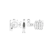 Picture of 8540.702 - Fixed Hose Reel Series 540, for Welding, 20 Bar, Twin Gum Hose SBR/EPDM