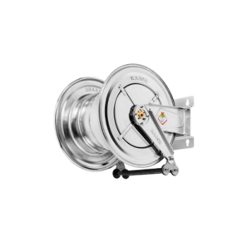 Picture of 8564.200/OX - Fixed Hose Reel in AISI 304 Stainless Steel Series 560, for Oxygen, Without Hose