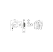 Picture of 8564.206/OX - Fixed Hose Reel in AISI 304 Stainless Steel Series 560, for Oxygen, Without Hose