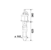 Picture of 90D/21 - Divorced Industrial Pump S. 900, For Industrial & Chemical Fluids, With Pu Seals