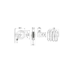 Picture of 9430.506 - Fixed Hose Reel in ABS Series 430, for Grease, with Black Rubber Hose