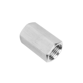 Picture of BA-03A - Sleeve - Standard Fitting - 3/8" Female Thread To 3/8" Female Thread - Nickel Plated Brass