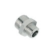 Picture of BC-02T03T - Nipple - Standard Fitting - 1/4" Male Thread To 3/8" Male Thread - Nickel Plated Brass