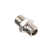 Picture of BC-03T06T - Nipple - Standard Fitting - 3/8" Male Thread To 3/4" Male Thread - Nickel Plated Brass