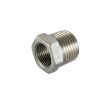 Picture of BD-02T02T - Reducer Taper Male Female - Standard Fitting - 1/4" Male Thread To 1/4" Female Thread - Nickel Plated Brass