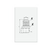 Picture of IBC08-01 - Male Stud - Tube To Male Thread - Nickel Brass - 8 Mm To 1/8"