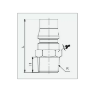 Picture of ICM02 - Insert Male - Quick Coupler - 1/4" Male Insert - Steel