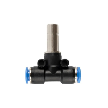 Picture of IPBJ12-10 - Tee Piece Stem - Push-In Fitting - 12mm Tube To 10mm Stem - Technopolymer