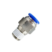 Picture of IPC10-N03 - Stud Male - Push-In Fitting - 10mm Tubeto 3/8" NPT Male Thread - Technopolymer