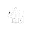 Picture of IPC3/8-N02 - Stud Male - Push-In Fitting - 3/8" Tube To 1/4" NPT Male Thread - Technopolymer