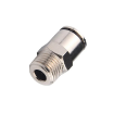 Picture of IPCT12-04 - Stud Male - Metal Push-in Fitting - 12mm Tube To 1/2" Male Thread - Nickel Plated Brass