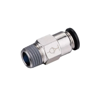Picture of IPCVC04-01 - Check Valve - 4mm Tube To 1/8" G-Male Thread - Technopolymer