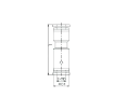 Picture of IPCVU04 - Check Valve - 4mm Tube To 4mm Tube - Technopolymer