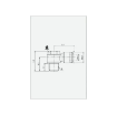 Picture of IPH08-03 - Banjo Single - Push-In Fitting - 8mm Tube To 3/8" Male Thread - Technopolymer
