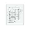 Picture of IPHT08-03-3 - Banjo Tripple - Push-In Fitting - 8mm Tube To 3/8" Male Thread - Technopolymer