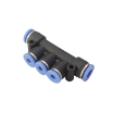 Picture of IPK08-06 - Distributor Tube - Push-In Fitting - 8mm Tube To 6mm Tube Distributor - Technopolymer