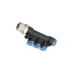 Picture of IPKD06-M5 - Distributor Male - Push-In Fitting - 6mm Tube To 6mm Tube Distributor with M5 Male Thread - Technopo