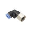Picture of IPLF04-01 - Elbow Female - Push-In Fitting - 4mm Tube To 1/8" Female Thread - Technopolymer