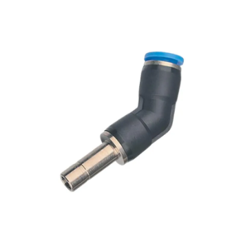 Picture of IPLJ45 06 - Elbow Male 45 Degree - Push-In Fitting - 6mm Tube To 6mm Stem - Technopolymer